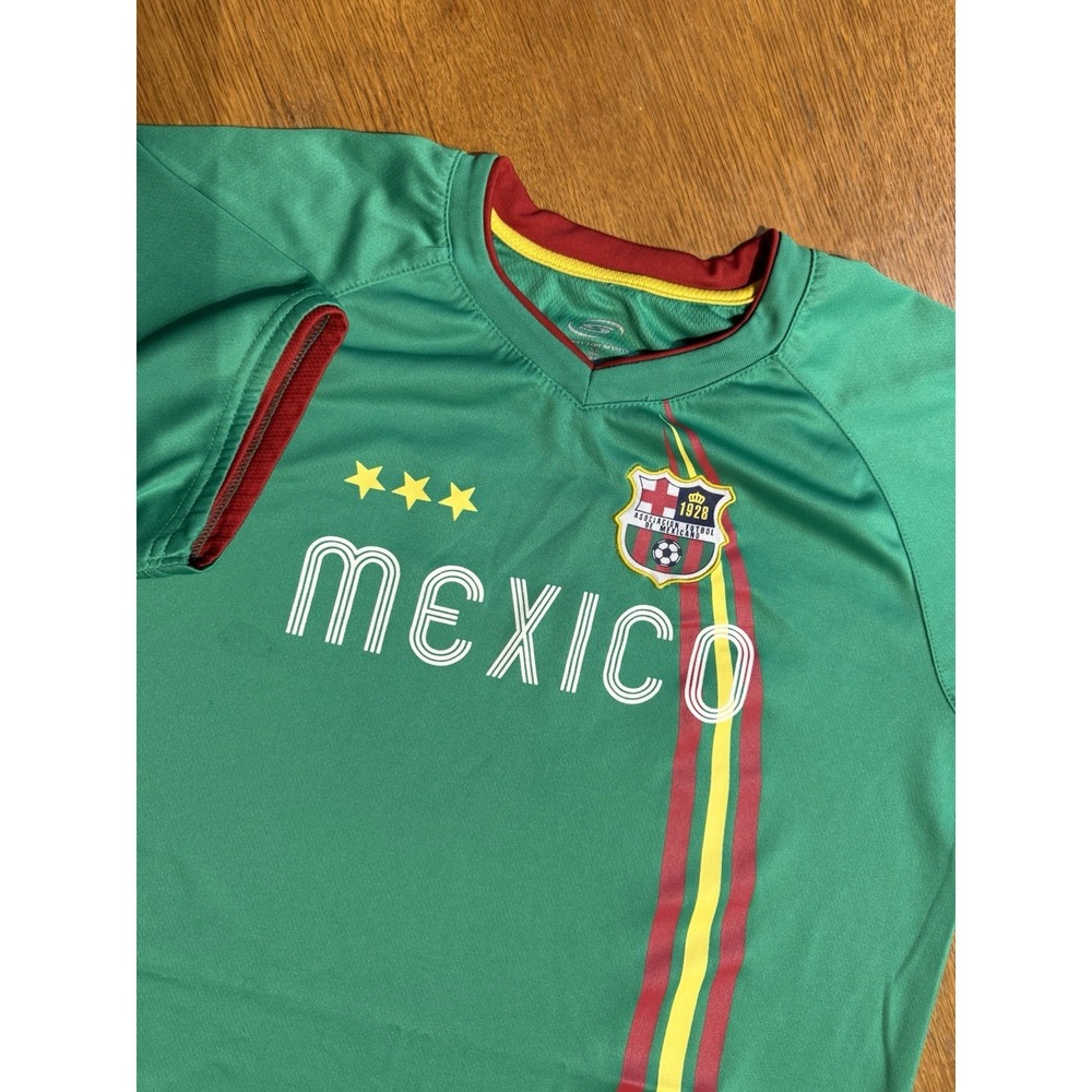Mexico Soccer Jersey‎ Youth X-Large #11 Simply For Sports Green Tricolor